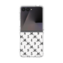 クリアケース［ Chell classy - Monogram - White ］