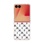 クリアケース［ Chell classy - Monogram - White ］