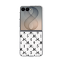 クリアケース［ Chell classy - Monogram - White ］