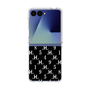 クリアケース［ Chell classy - Monogram - Black ］