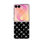 クリアケース［ Chell classy - Monogram - Black ］
