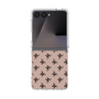 クリアケース［ Chell classy - Logo - Beige ］
