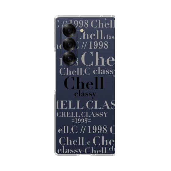 クリアケース［ Chell classy - Logotype ］