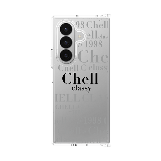 クリアケース［ Chell classy - Logotype ］