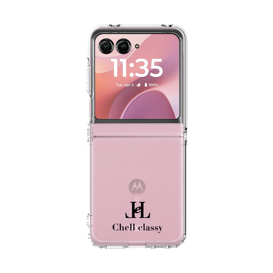 クリアケース［ Chell classy - Simple Logo ］