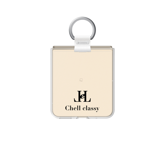 クリアケース［ Chell classy - Simple Logo ］