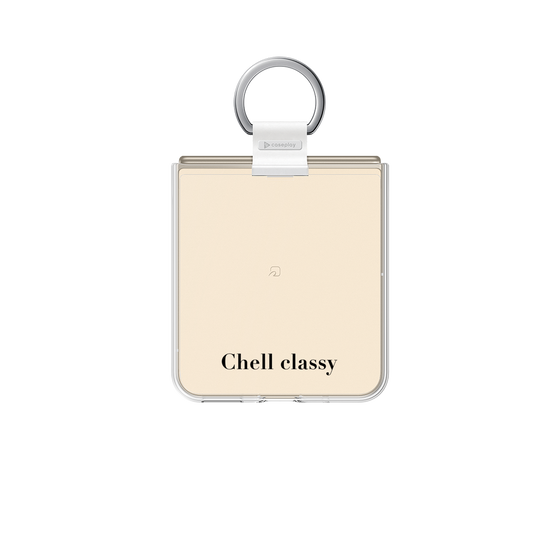 クリアケース［ Chell classy - Simple Logotype ］