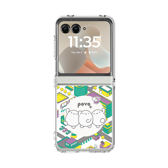 クリアケース［ povo - まち ］