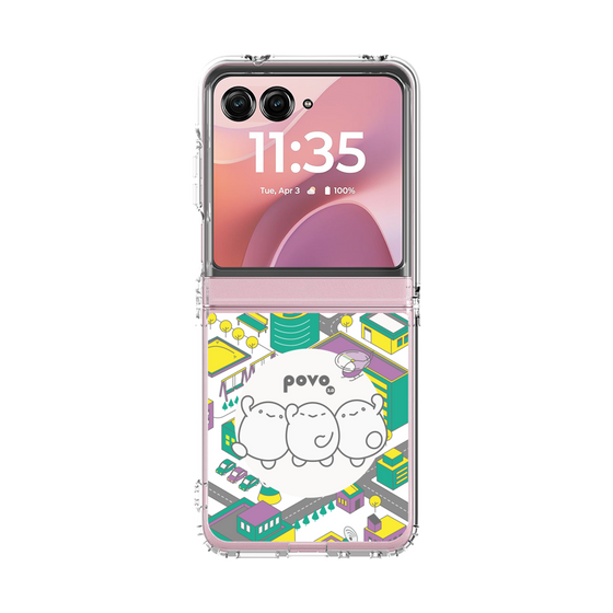 クリアケース［ povo - まち ］