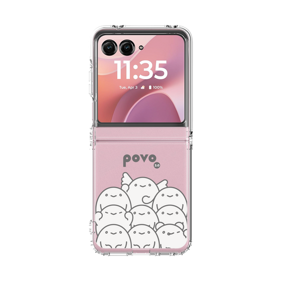 クリアケース［ povo - キャラクターズ ］