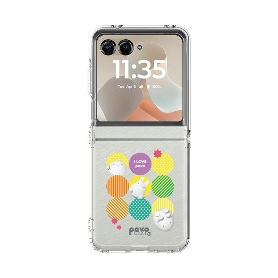 クリアケース［ povo - love ］