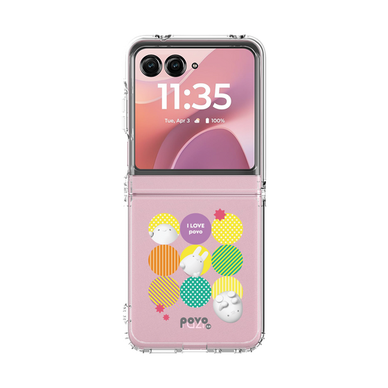 クリアケース［ povo - love ］