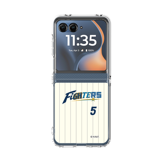 クリアケース［ 北海道日本ハムファイターズ - 50周年限定ユニフォーム#5 NOMURA - 表 ］