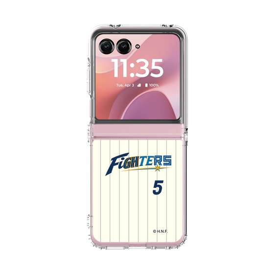 クリアケース［ 北海道日本ハムファイターズ - 50周年限定ユニフォーム#5 NOMURA - 表 ］