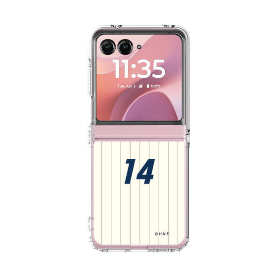 クリアケース［ 北海道日本ハムファイターズ - 50周年限定ユニフォーム#14 KATOH ］