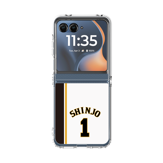 クリアケース［ 北海道日本ハムファイターズ - 2004復刻レプリカ#1 SHINJO ］