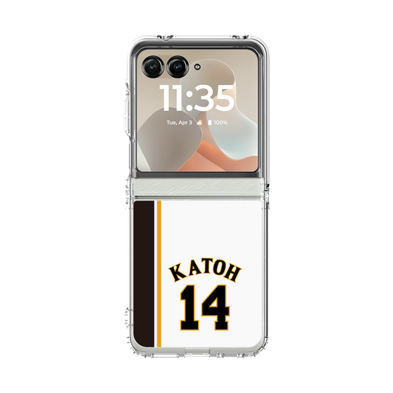 クリアケース［ 北海道日本ハムファイターズ - 2004復刻レプリカ#14 KATOH ］
