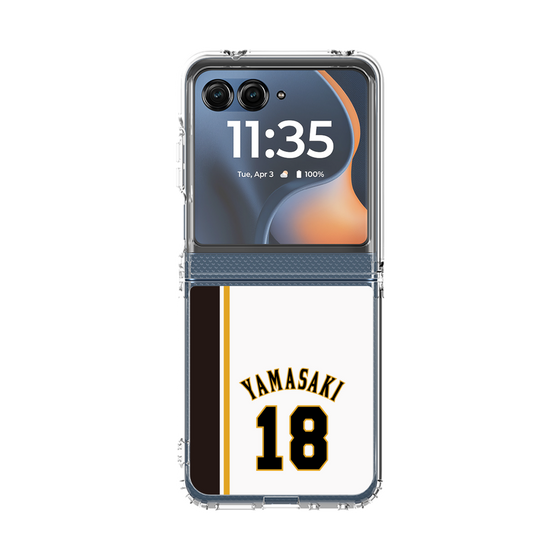 クリアケース［ 北海道日本ハムファイターズ - 2004復刻レプリカ#18 YAMASAKI ］