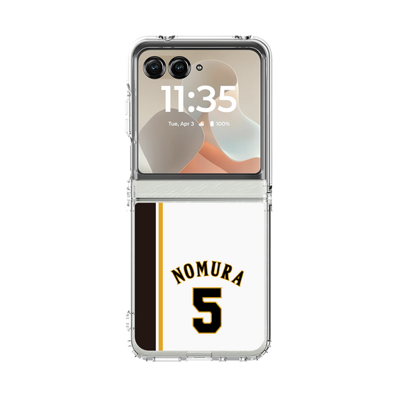 クリアケース［ 北海道日本ハムファイターズ - 2004復刻レプリカ#5 NOMURA ］
