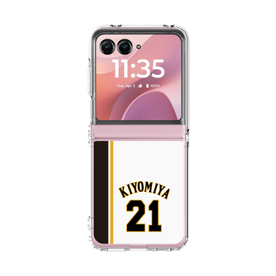 クリアケース［ 北海道日本ハムファイターズ - 2004復刻レプリカ#21 KIYOMIYA ］