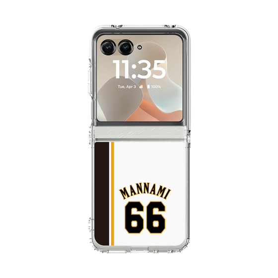 クリアケース［ 北海道日本ハムファイターズ - 2004復刻レプリカ#66 MANNAMI ］