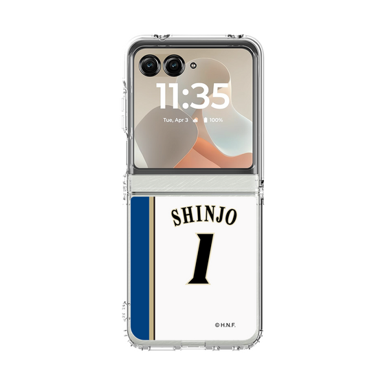 クリアケース［ 北海道日本ハムファイターズ - 2011復刻レプリカ#1 SHINJO ］