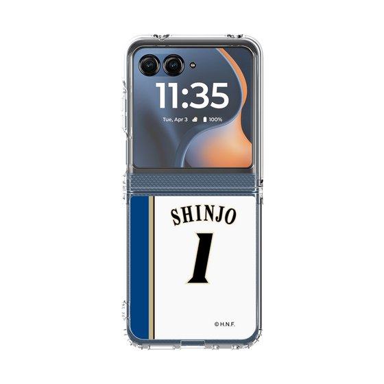 クリアケース［ 北海道日本ハムファイターズ - 2011復刻レプリカ#1 SHINJO ］