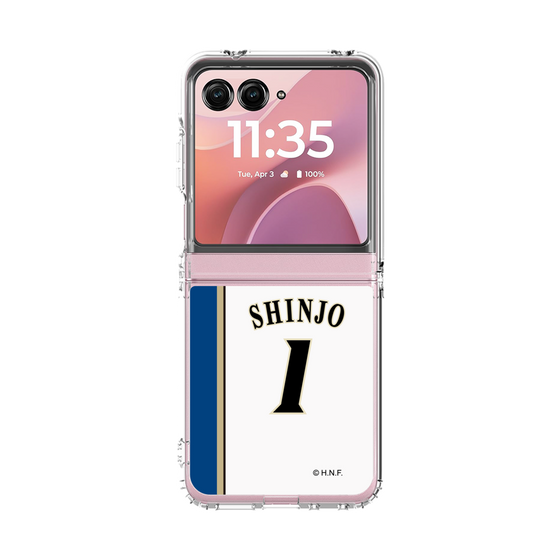 クリアケース［ 北海道日本ハムファイターズ - 2011復刻レプリカ#1 SHINJO ］