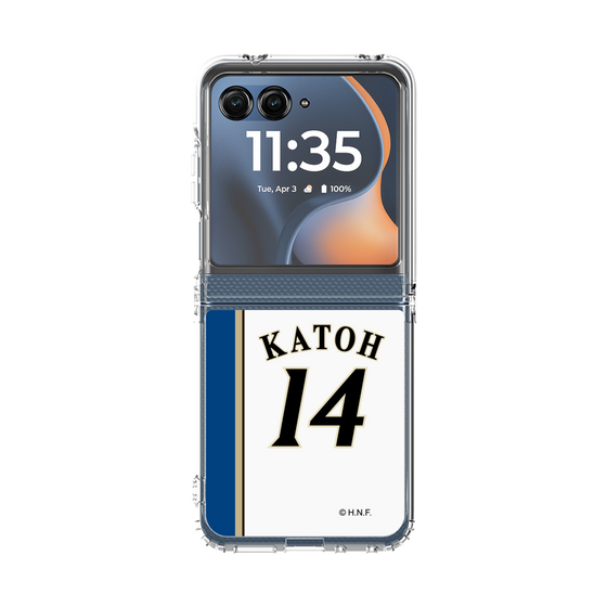 クリアケース［ 北海道日本ハムファイターズ - 2011復刻レプリカ#14 KATOH ］