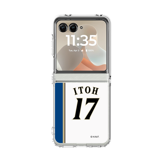 クリアケース［ 北海道日本ハムファイターズ - 2011復刻レプリカ#17 ITOH ］