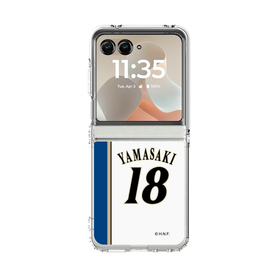 クリアケース［ 北海道日本ハムファイターズ - 2011復刻レプリカ#18 YAMASAKI ］