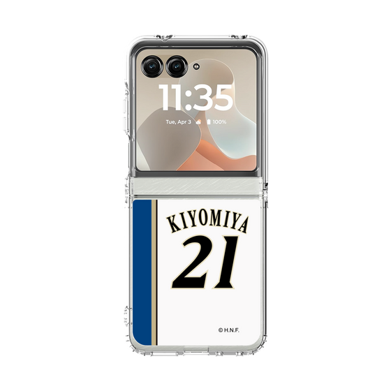 クリアケース［ 北海道日本ハムファイターズ - 2011復刻レプリカ#21 KIYOMIYA ］