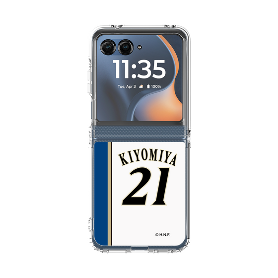 クリアケース［ 北海道日本ハムファイターズ - 2011復刻レプリカ#21 KIYOMIYA ］