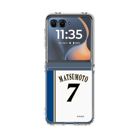 クリアケース［ 北海道日本ハムファイターズ - 2011復刻レプリカ#7 MATSUMOTO ］