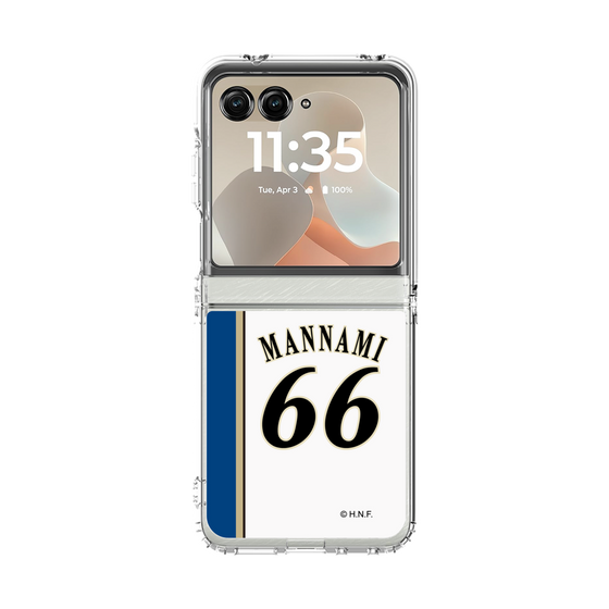 クリアケース［ 北海道日本ハムファイターズ - 2011復刻レプリカ#66 MANNAMI ］