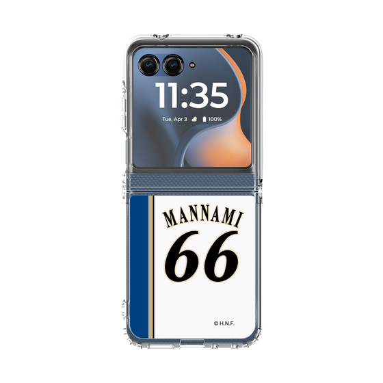クリアケース［ 北海道日本ハムファイターズ - 2011復刻レプリカ#66 MANNAMI ］