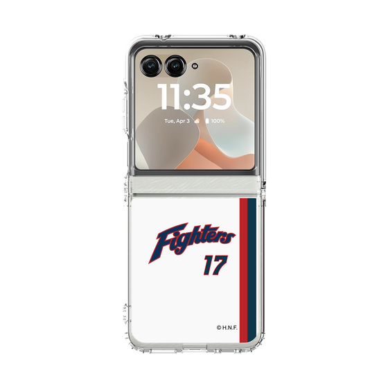 クリアケース［ 北海道日本ハムファイターズ - 1974復刻レプリカ#17 ITOH - 表 ］