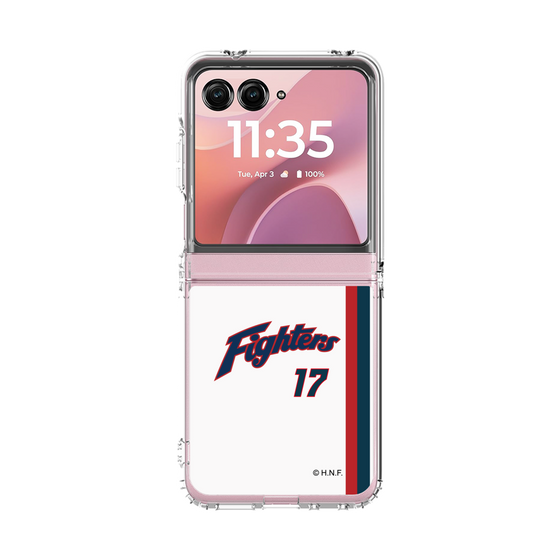 クリアケース［ 北海道日本ハムファイターズ - 1974復刻レプリカ#17 ITOH - 表 ］