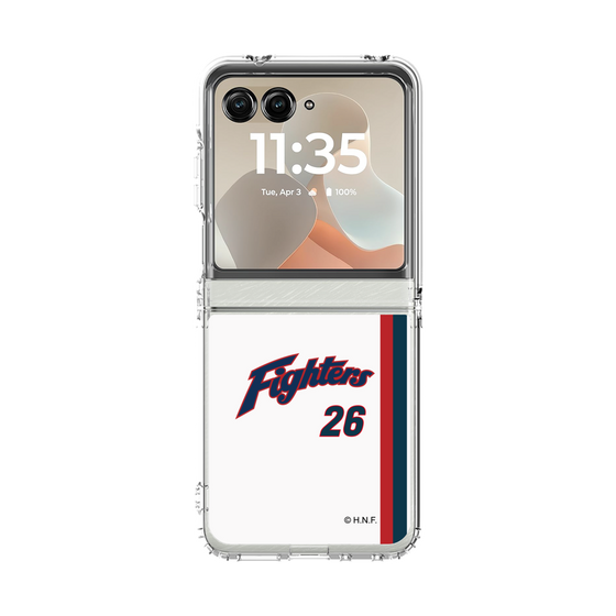 クリアケース［ 北海道日本ハムファイターズ - 1974復刻レプリカ#26 TANAKA - 表 ］