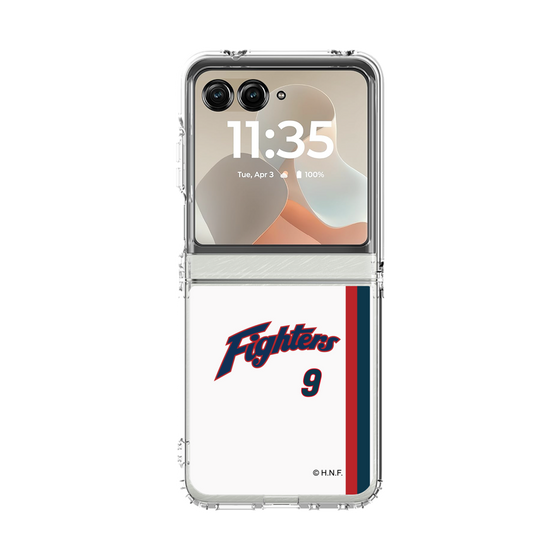 クリアケース［ 北海道日本ハムファイターズ - 1974復刻レプリカ#9 NAKASHIMA - 表 ］