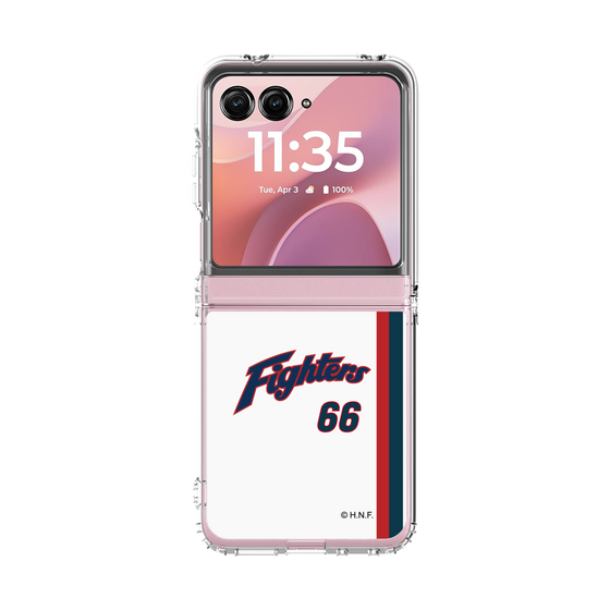 クリアケース［ 北海道日本ハムファイターズ - 1974復刻レプリカ#66 MANNAMI - 表 ］