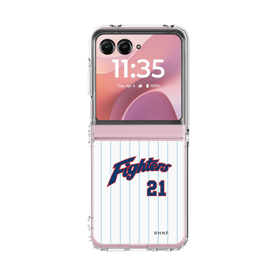 クリアケース［ 北海道日本ハムファイターズ - 1979復刻レプリカ#21 KIYOMIYA - 表 ］