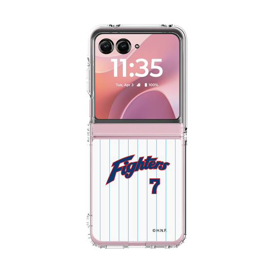 クリアケース［ 北海道日本ハムファイターズ - 1979復刻レプリカ#7 MATSUMOTO - 表 ］