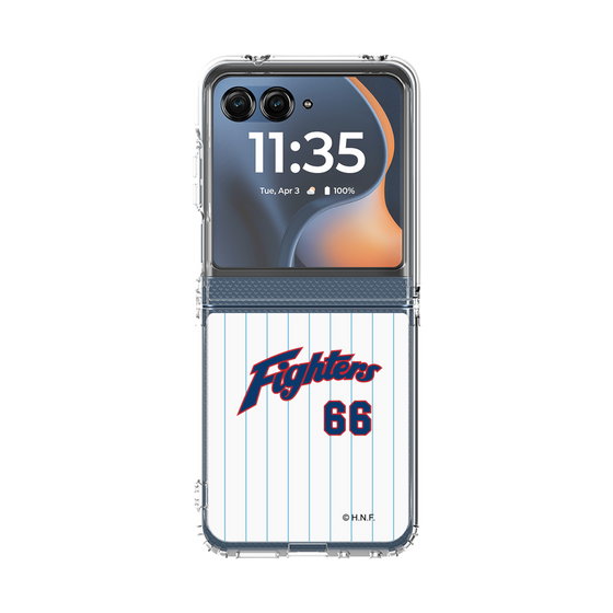 クリアケース［ 北海道日本ハムファイターズ - 1979復刻レプリカ#66 MANNAMI - 表 ］