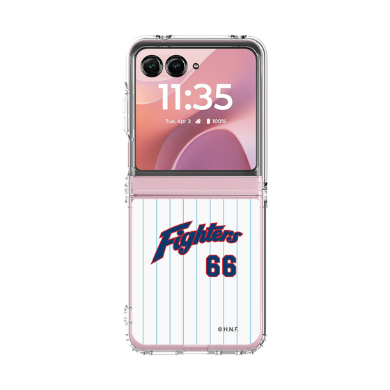 クリアケース［ 北海道日本ハムファイターズ - 1979復刻レプリカ#66 MANNAMI - 表 ］