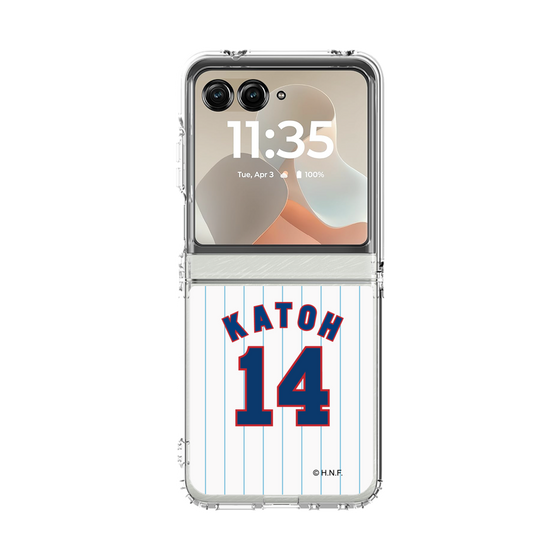 クリアケース［ 北海道日本ハムファイターズ - 1979復刻レプリカ#14 KATOH ］
