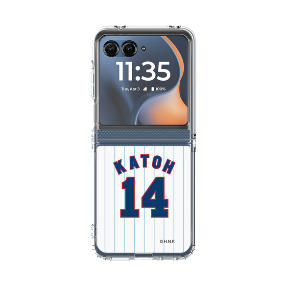 クリアケース［ 北海道日本ハムファイターズ - 1979復刻レプリカ#14 KATOH ］