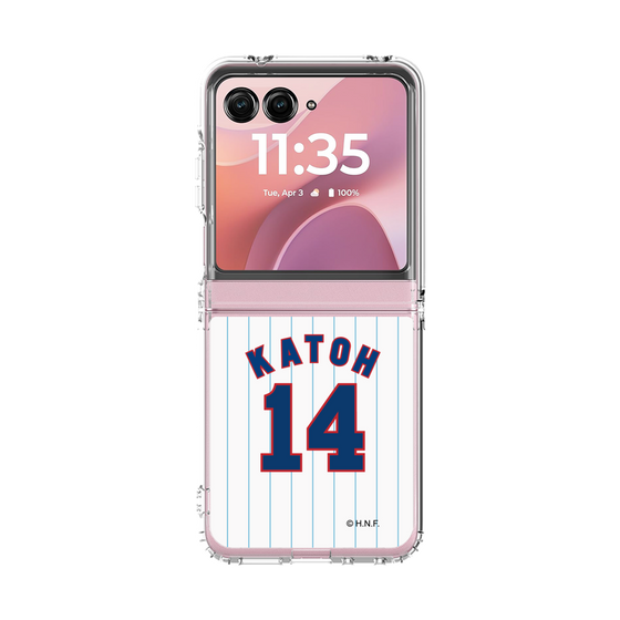 クリアケース［ 北海道日本ハムファイターズ - 1979復刻レプリカ#14 KATOH ］