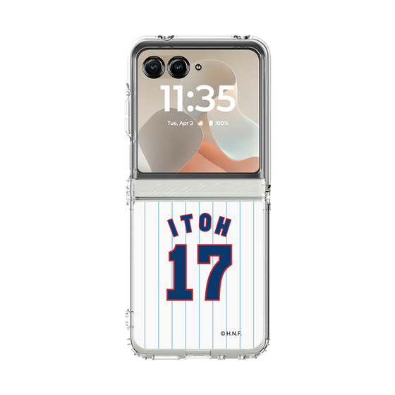 クリアケース［ 北海道日本ハムファイターズ - 1979復刻レプリカ#17 ITOH ］