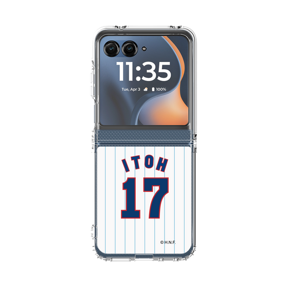 クリアケース［ 北海道日本ハムファイターズ - 1979復刻レプリカ#17 ITOH ］